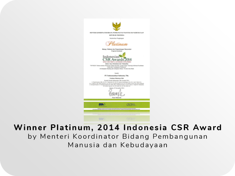 Winner Platinum 2014 CSR